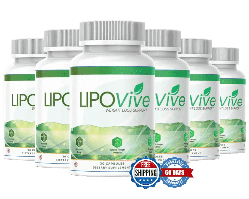LipoVive 6 bottles